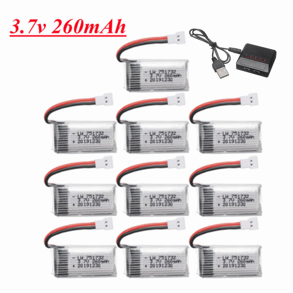 Eachine Drone E010 - H8 Eachine pil 3.7V 260mAh Lipo