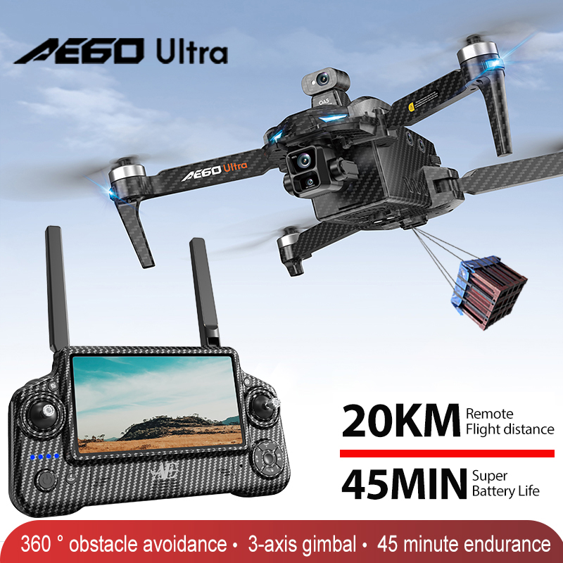 Drone Camera 4K - AE60 GPS Drone Profesyonel 8K Kamera