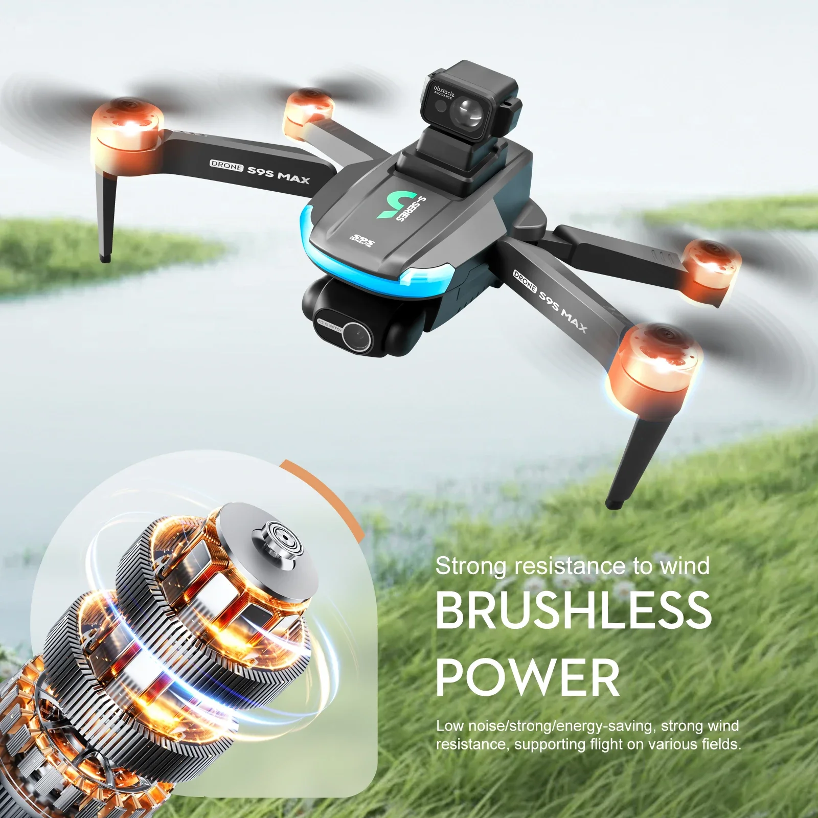YENI S9S MAX MINI Drone 4K 2 E - Drone Camera Night Vision incelemesi ve fiyatı
